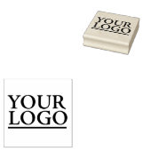 Uw Bedrijf Logo of Kunst, DIY Rubberstempel (Gestempeld)