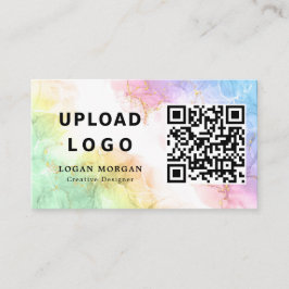Uw Bedrijf Logo & QR Code Opal Stone Company Visitekaartje
