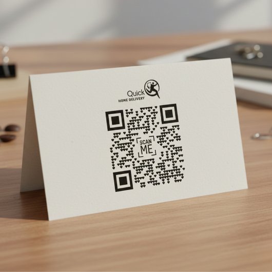 Uw Bedrijf Logo QR Code Rubber Stamp Zelfinktende Stempel