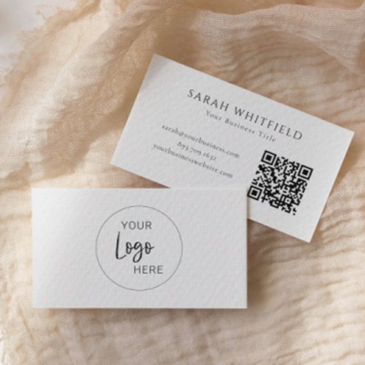 Uw bedrijf Logo QR-code | Visitekaartje