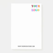 Uw Bedrijf Logo Website Business Post-it® notes (Voorkant)