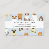 Uw bedrijf | Pet Services Visitekaartje (Achterkant)