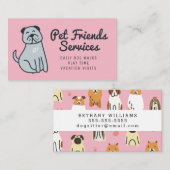 Uw bedrijf | Pet Services Visitekaartje (Voorkant / Achterkant)