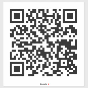 Uw bedrijf QR Code Sticker