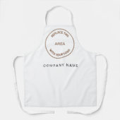 Uw bedrijf van de Logo het Wit Schort (Voorkant)