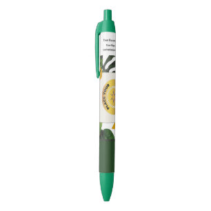 Uw bedrijfs Aangepaste Logo voor speciale acties Zwarte Inkt Pen