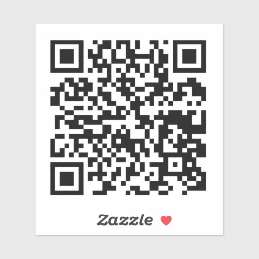 Uw bedrijfs QR-code sticker (Vel)