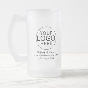 Uw bedrijfslogo Corporate promotionele op maat gem Matglas Bierpul