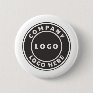 Uw bedrijfslogo Corporate werknemers promotie Ronde Button 5,7 Cm