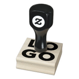 Uw bedrijfslogo op maat gemaakt rubber stempel