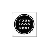 Uw bedrijfslogo promotioneel bedrijf rubberstempel (Afrduk)