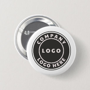 Uw bedrijfslogo Zakelijke evenementen Marketing Ronde Button 5,7 Cm