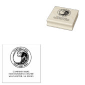 Uw bedrijfsmerk Logo Rubberstempel Rubberstempel (Gestempeld)