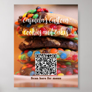 Uw Bedrijfsnaam Tekst met de Foto van de Code van Poster