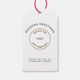 Uw bedrijfsnaam van uw bedrijf Logo Cadeaulabel