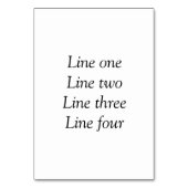 Uw bericht hier voegt de naam monogram afbeelding  kaart (Achterkant)