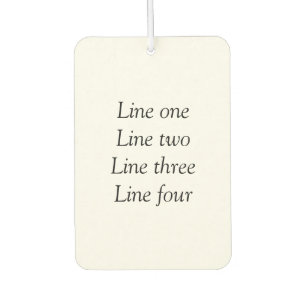 Uw bericht hier voegt de naam monogram afbeelding  luchtverfrisser