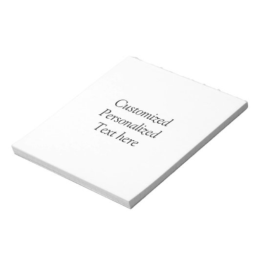 Uw bericht hier voegt de naam monogram afbeelding  notitieblok (Gedraaid)