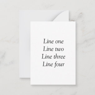 Uw bericht hier voegt de naam monogram afbeelding  notitiekaartje