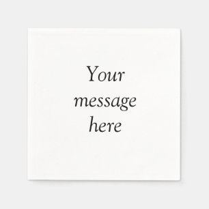 Uw bericht hier voegt de naam monogram afbeelding servet