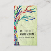 Uw beroep QR code groen Visitekaartje (Voorkant)