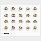 Uw bestelling is hier Halloween verpakking Ronde Sticker (Vel)