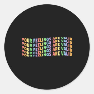 Uw bevindingen zijn geldig voor de geestelijke gez ronde sticker