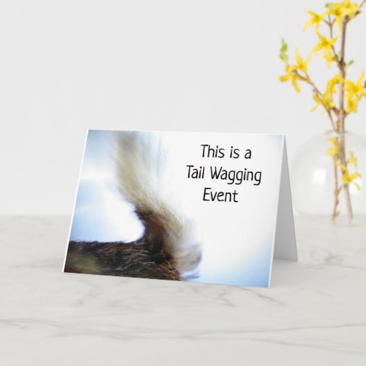 **UW BEVORDERING** IS EEN Kaart VAN DE WAGGING VAN (Gele Bloem)