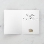 Uw binnenbloem - Wenskaart Bedankkaart (Binnen)