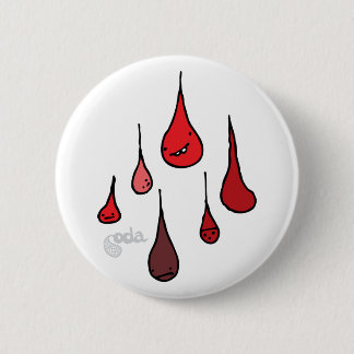 Uw bloeding 2¼-inch pop ronde button 5,7 cm