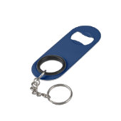 Uw boot of naam Classic Lighthouse Navy Blue Mini Flessenopener (Achterkant Gekanteld)