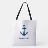 Uw Bootnaam Tas Stijlvol Groot Anker sh0d (Voorkant)