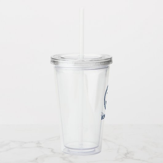 Uw Bootnaam Zee Anchor Acryl Drinkbeker (Rechts)