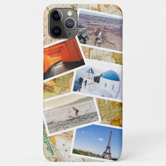 Uw Briefkaart voor aangepaste reisbestemming Case-Mate iPhone Case (Achterkant)