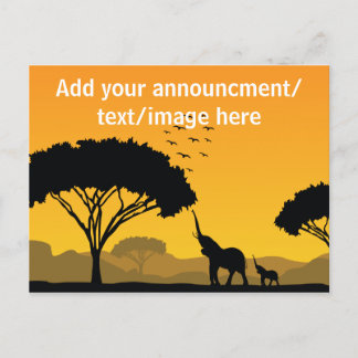 Uw briefkaart voor aankondiging/ontwerp