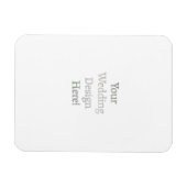 Uw bruiloft ontwerp magneet (Horizontaal)