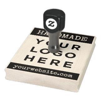Uw Business Logo Custom Bold Handmade Rubberstempel