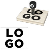 Uw Business Logo Custom Grote Rubber Stamp Rubberstempel (Gestempeld)
