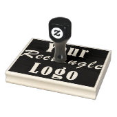 Uw Business Logo Custom Grote Rubber Stamp Rubberstempel (Stempel)