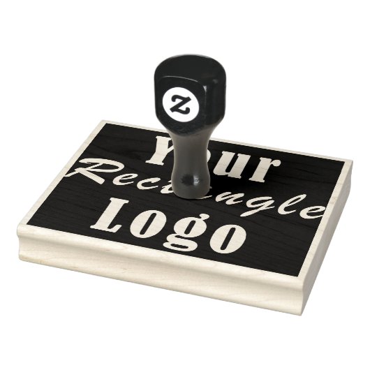 Uw Business Logo Custom Grote Rubber Stamp Rubberstempel (Stempel)