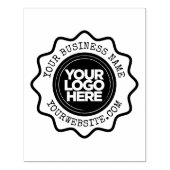 Uw Business Logo Custom Grote Rubber Stamp Rubberstempel (Afrduk)