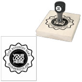Uw Business Logo Custom Grote Rubber Stamp Rubberstempel (Gestempeld)