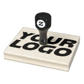Uw Business Logo Custom Grote Rubber Stamp Rubberstempel (Stempel)