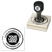 Uw Business Logo Custom Licht Kleur Rubber Stamp Rubberstempel (Gestempeld)