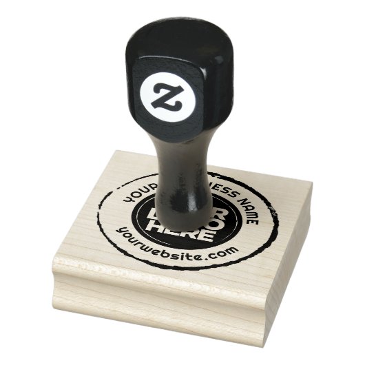 Uw Business Logo Custom Licht Kleur Rubber Stamp Rubberstempel (Stempel)