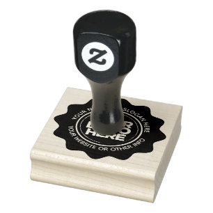 Uw Business Logo Custom Speelse Rubber Stamp Rubberstempel