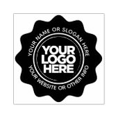 Uw Business Logo Custom Speelse Rubber Stamp Rubberstempel (Afrduk)
