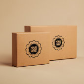 Uw Business Logo Custom Speelse Rubber Stamp Rubberstempel