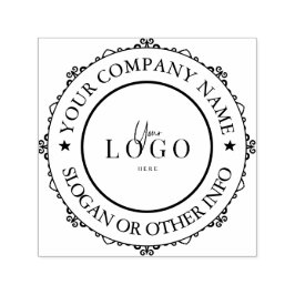 Uw Business Logo Custom Zelfinkkend Stempel