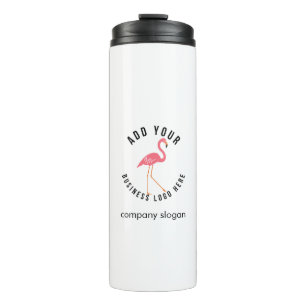 Uw Business Logo en Bedrijfsslogan Swag Thermosbeker
